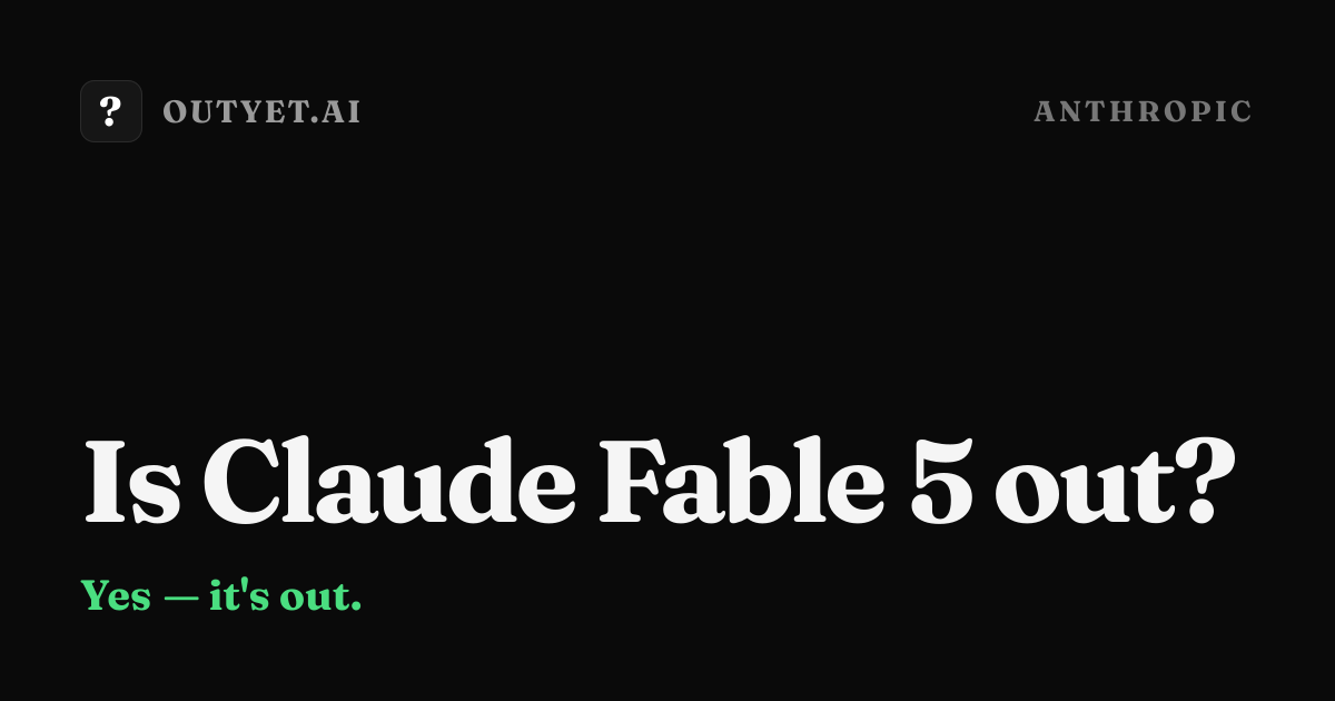 Claude Fable 5: Fable 5 still offline (Day 14) but restoration odds surge to ~60%; Azure/app 'sightings' are stale UI, not a relaunch
