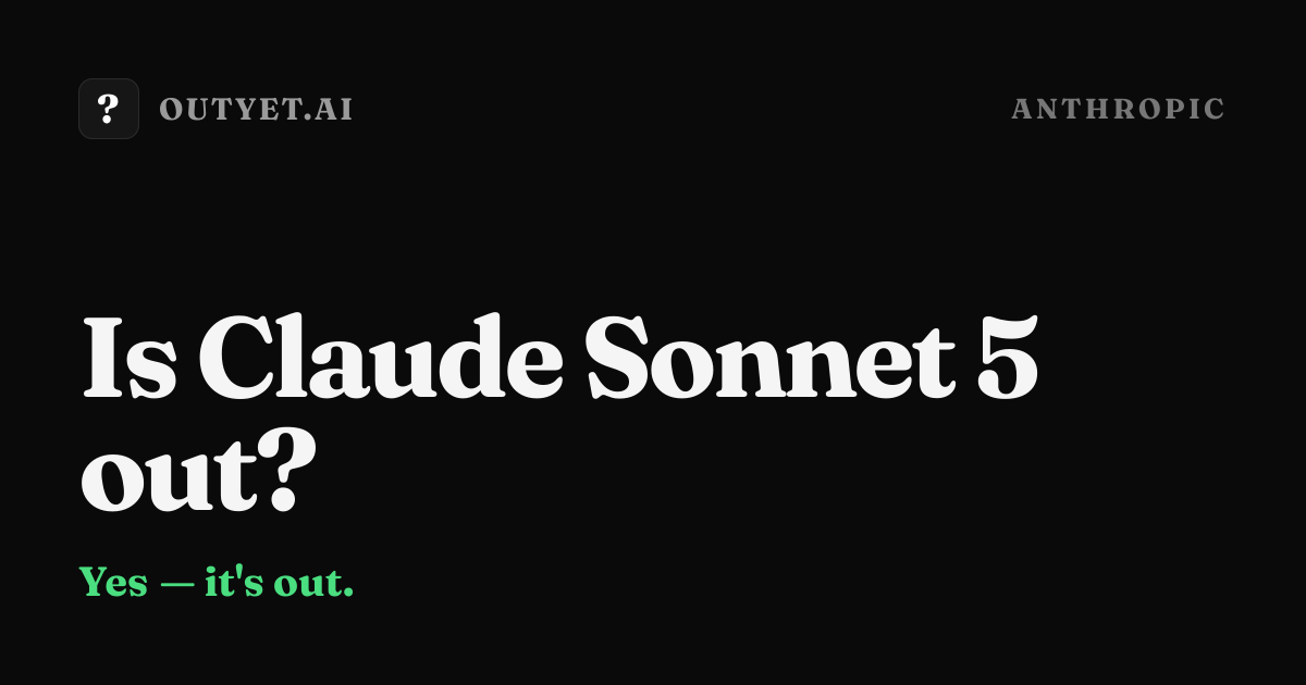 Claude Sonnet 5: Anthropic Releases Claude Sonnet 5