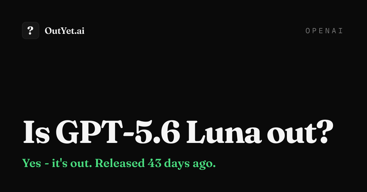 GPT-5.6 Luna: Replit expands access to software creation with GPT-5.6 Luna